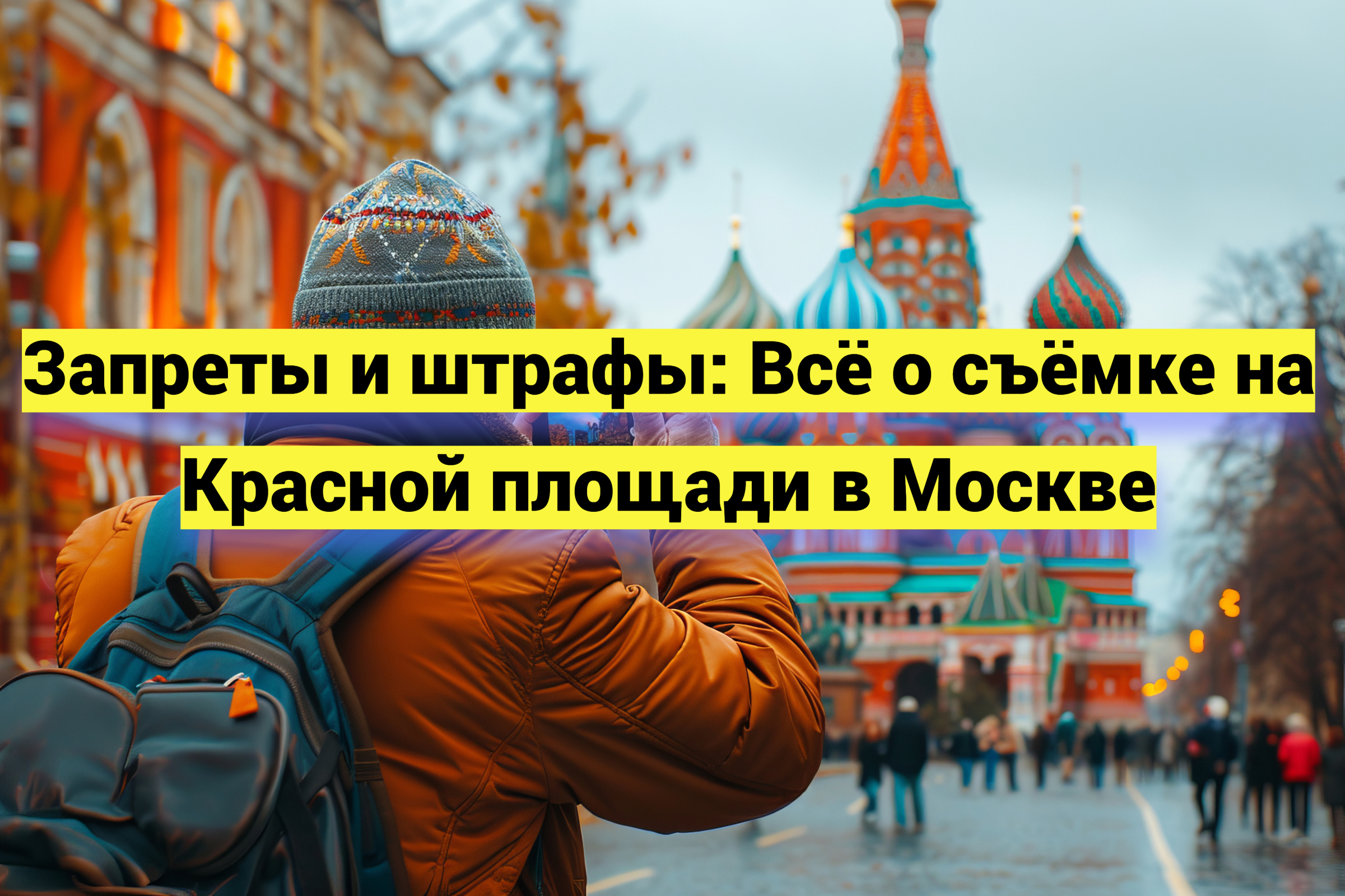 Штраф в 1 млн рублей и 7 лет тюрьмы за съёмку на Красной площади в Москве