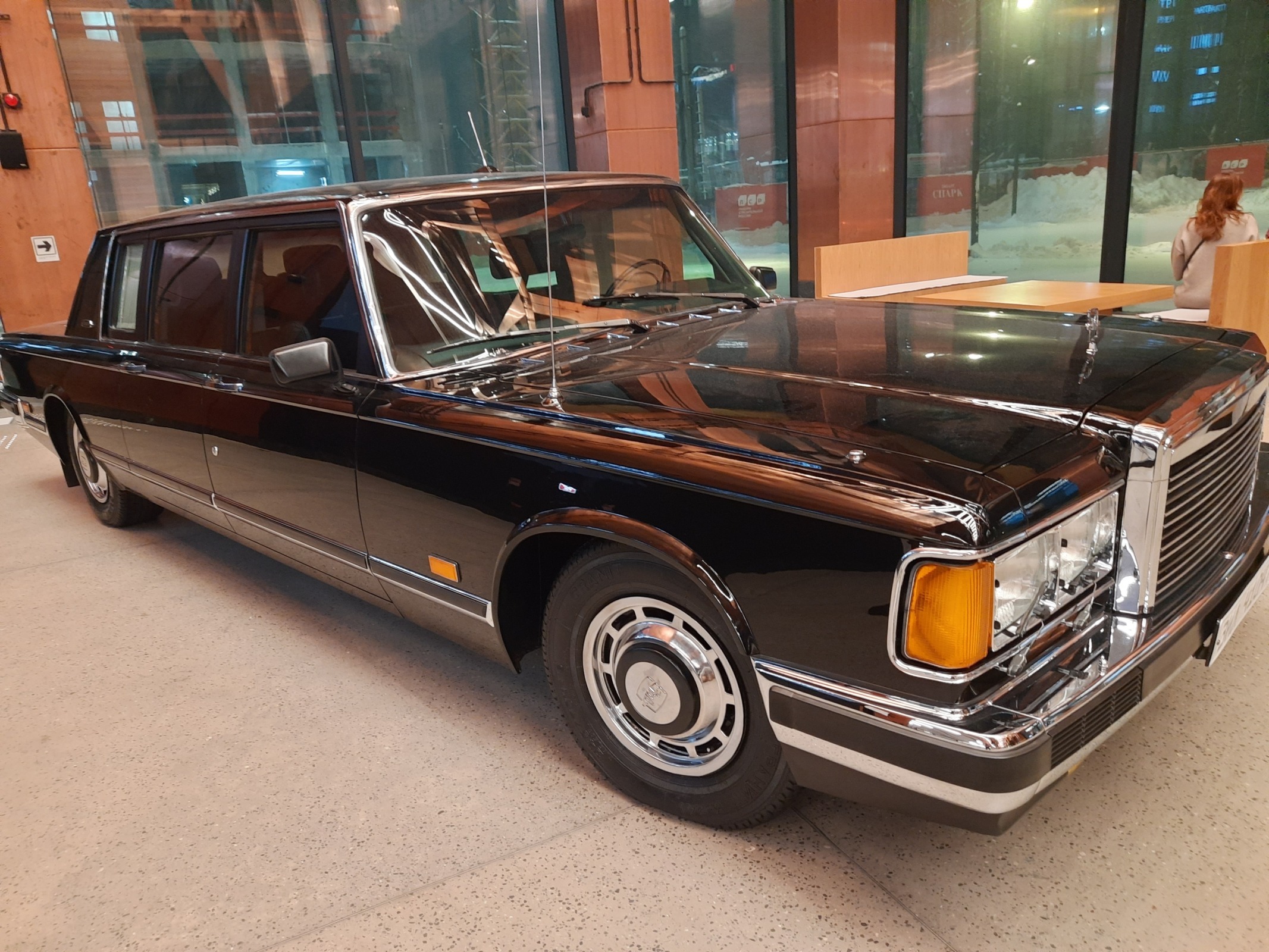 Поход в музей в каникулярный день в заснеженной Москве