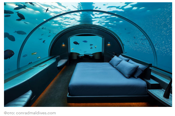 Подводный отель — незабываемый отдых и потрясающие впечатления