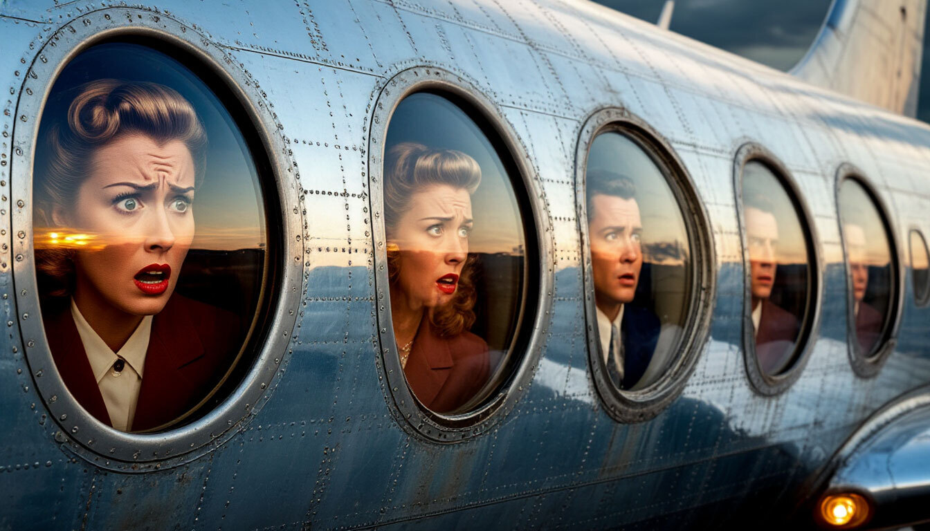 Самолёт который приземлился через 41 год. Путешествие во времени.