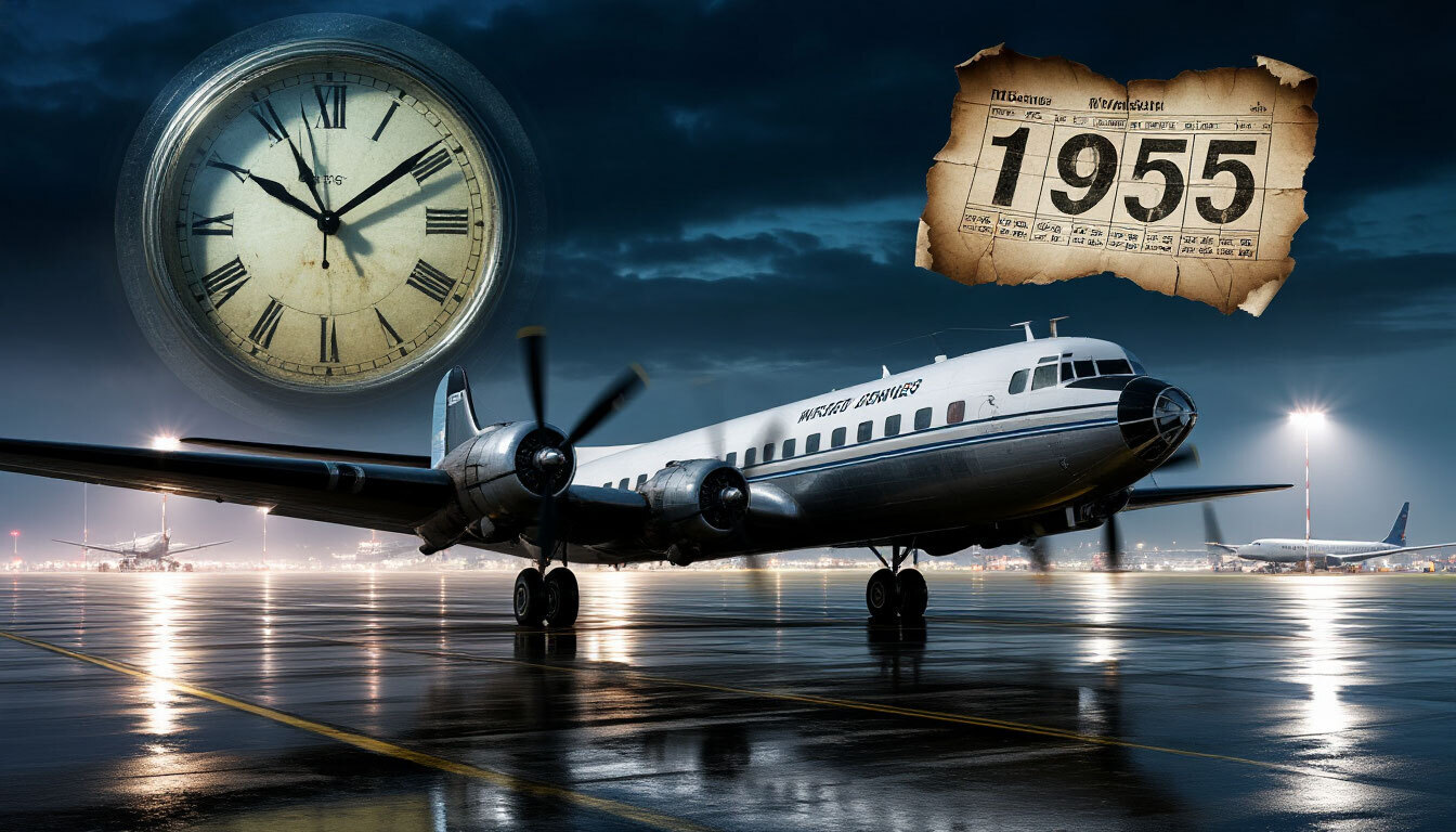 Самолёт который приземлился через 41 год. Путешествие во времени.