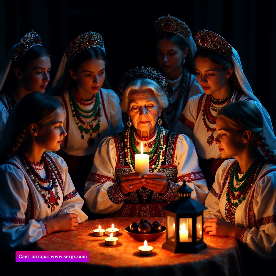 Зеркала, тени и шёпот судьбы. Какие жуткие гадания проводили девушки на Святки?