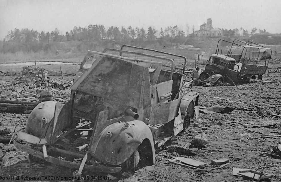 История оккупации Новгородской области, Марёвский район, село Молвотицы, фотография 187