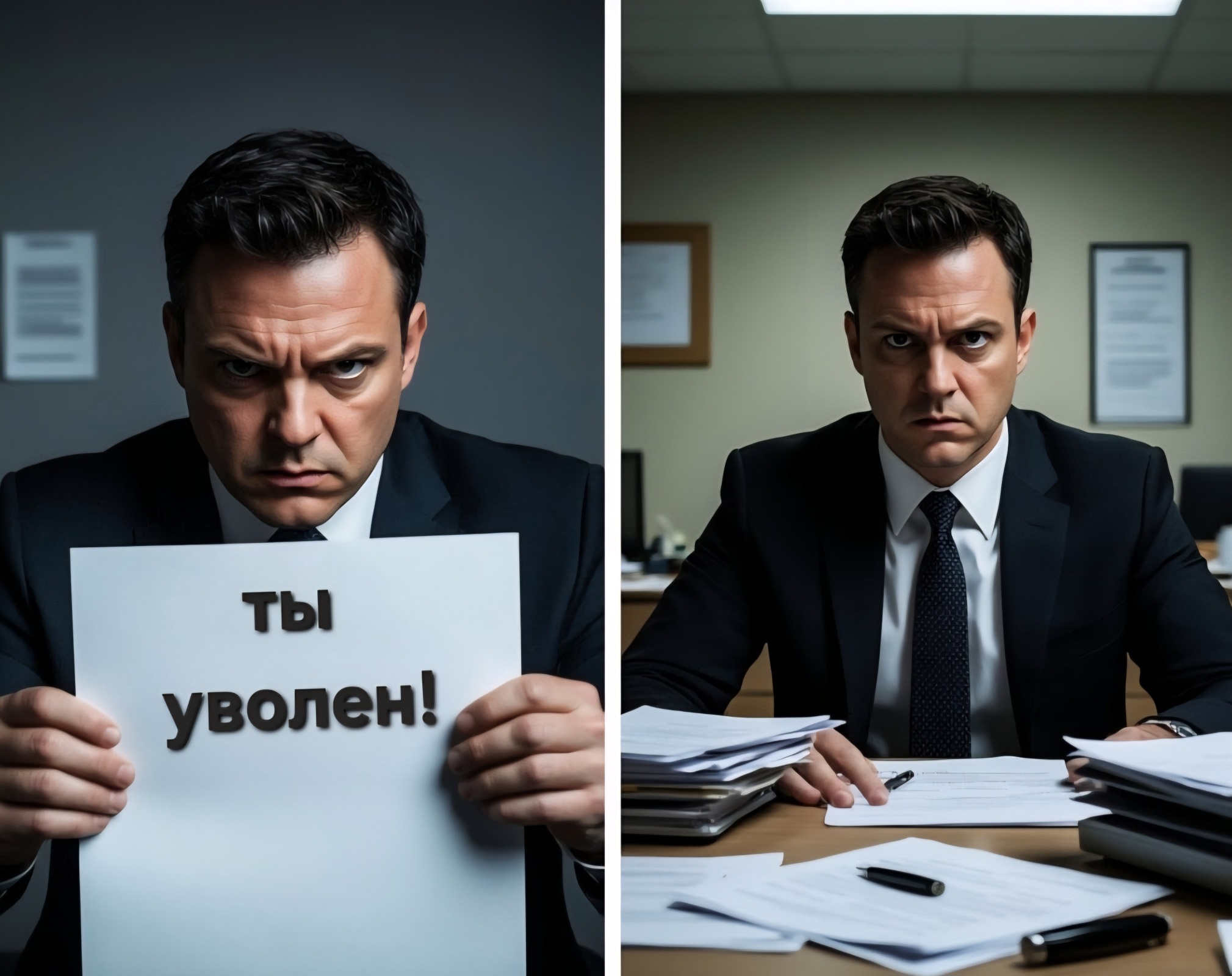 Вам сказали увольняйся по собственному, или мы испортим тебе трудовую