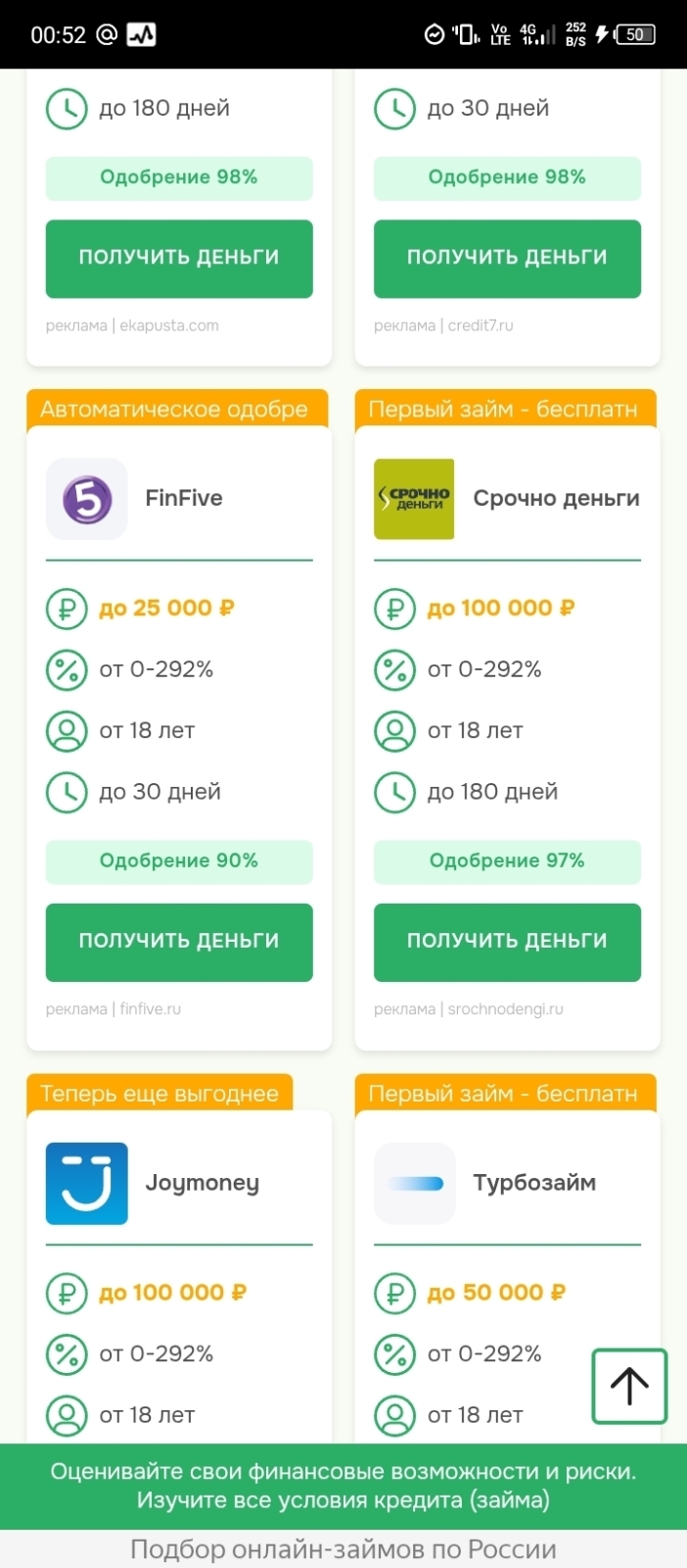 Предложение займов смс с рассылками