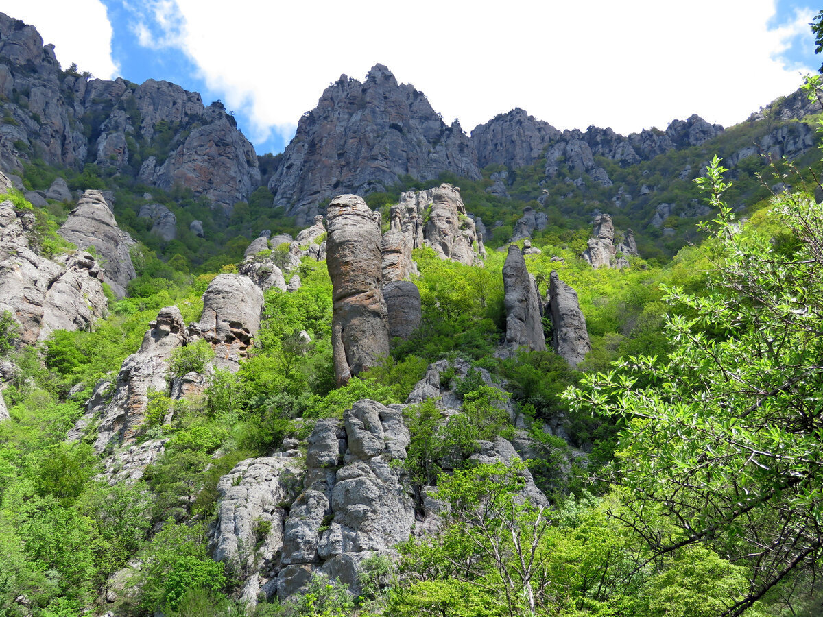 Сквозь Долину приведений. Демерджи. Алушта.