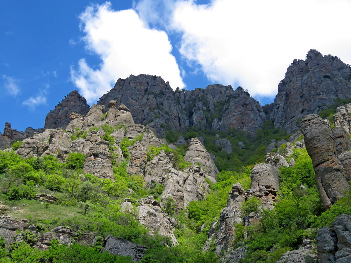 Сквозь Долину приведений. Демерджи. Алушта.