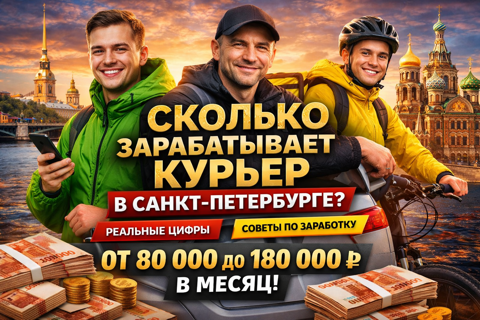 💼 Сколько зарабатывает курьер в Санкт-Петербурге в 2026 году: реальные цифры, стратегии и советы