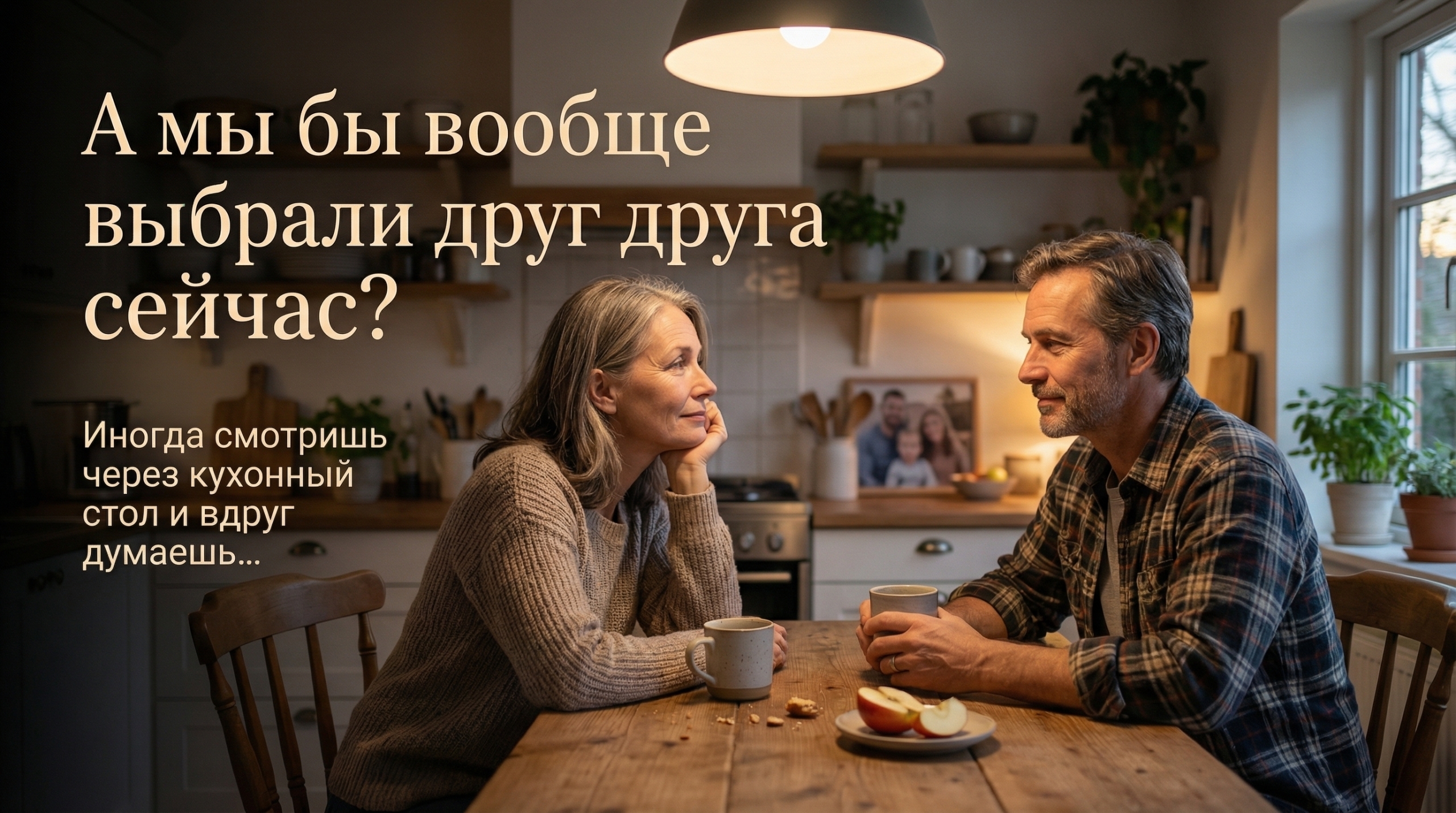 А мы бы вообще выбрали друг друга сейчас?