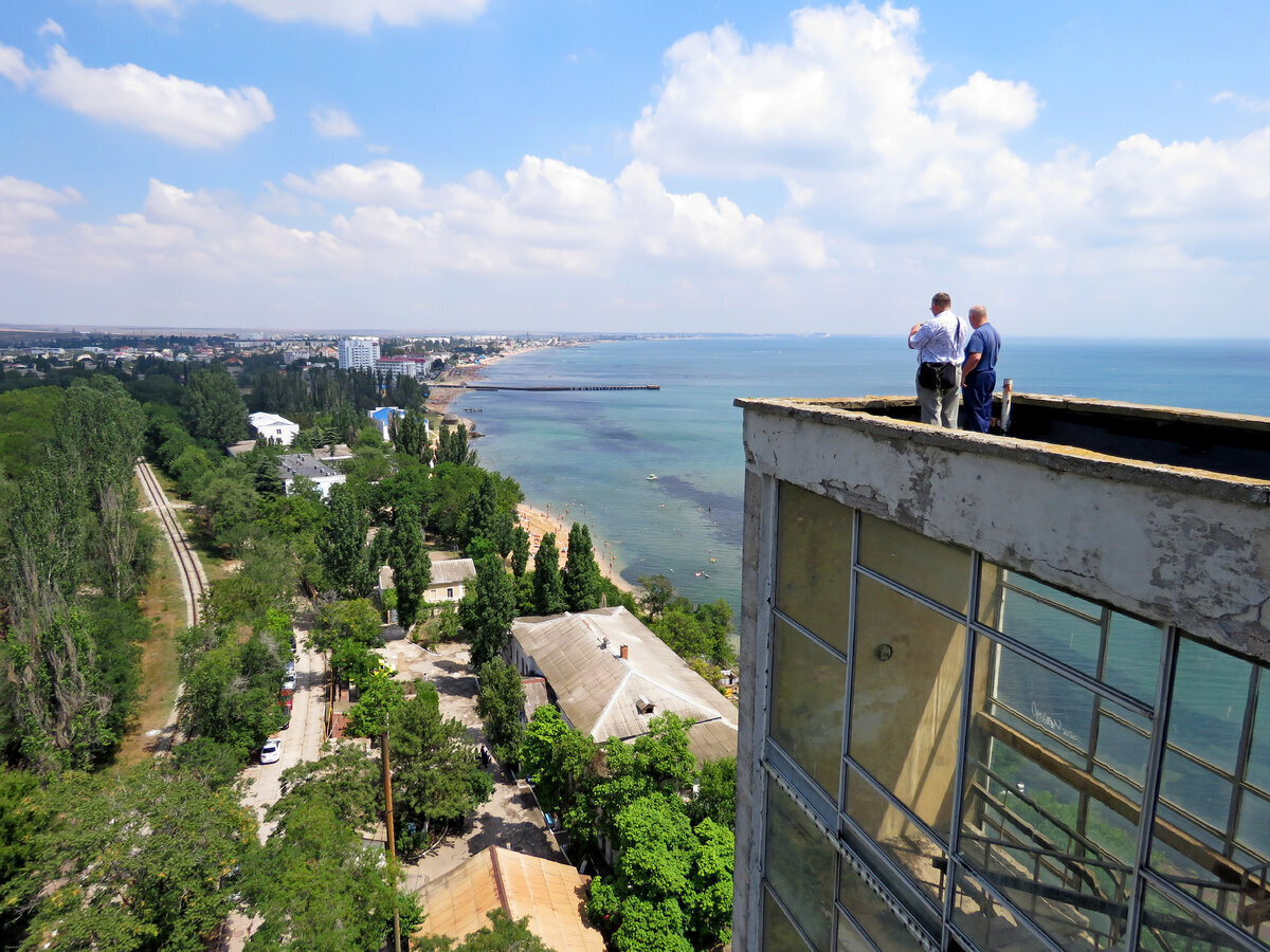 Феодосия с высоты птичьего полета.