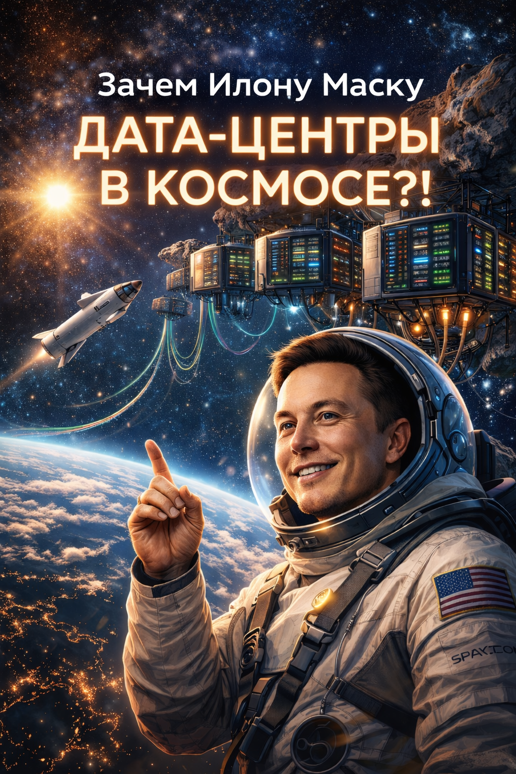 Зачем Илону Маску дата-центры в космосе?