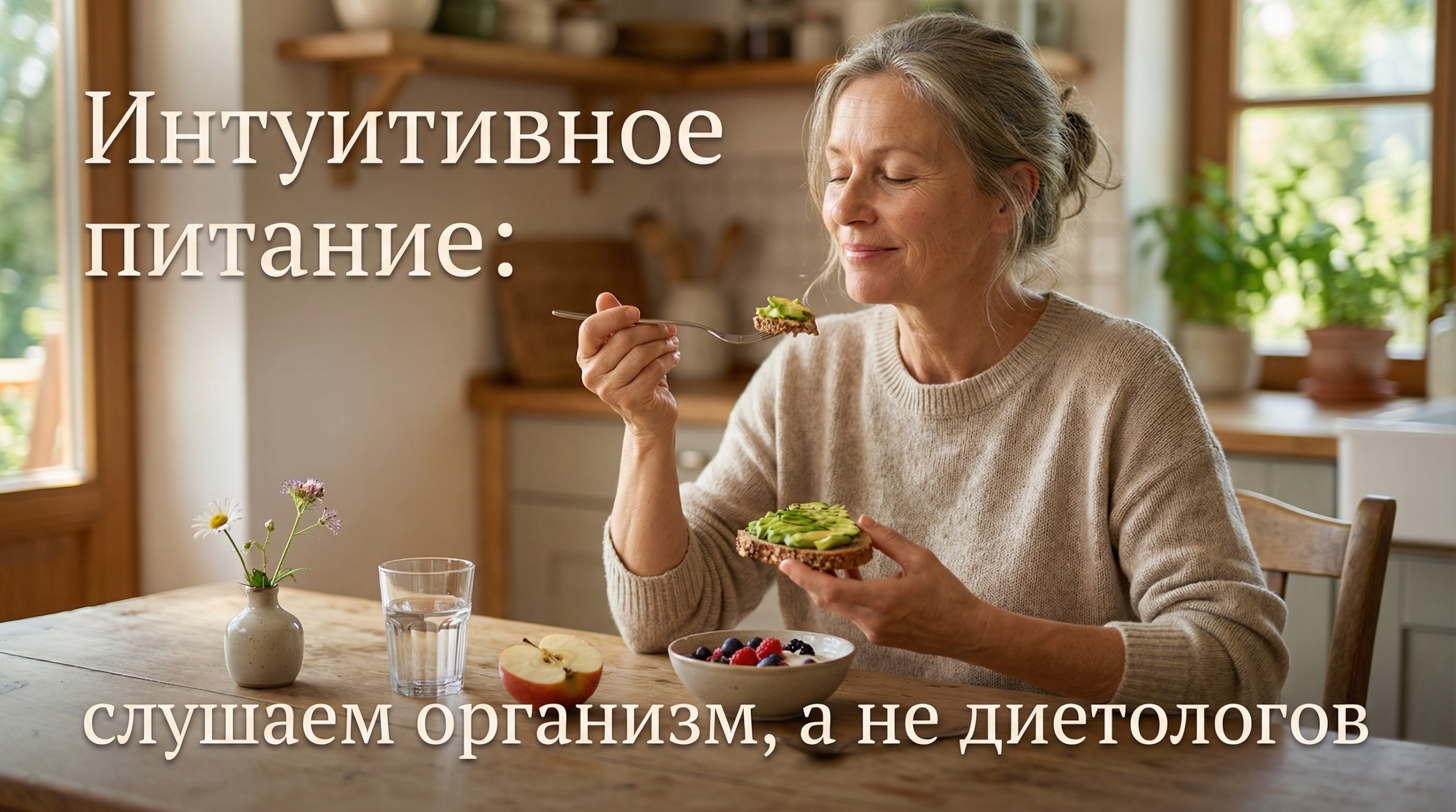 Интуитивное питание: слушаем организм, а не диетологов