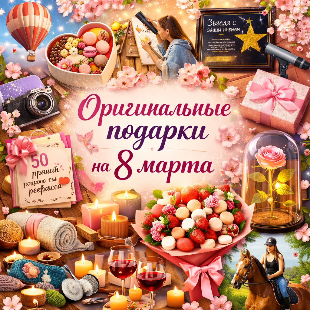 Оригинальные подарки на 8 марта: идеи, которые действительно удивят