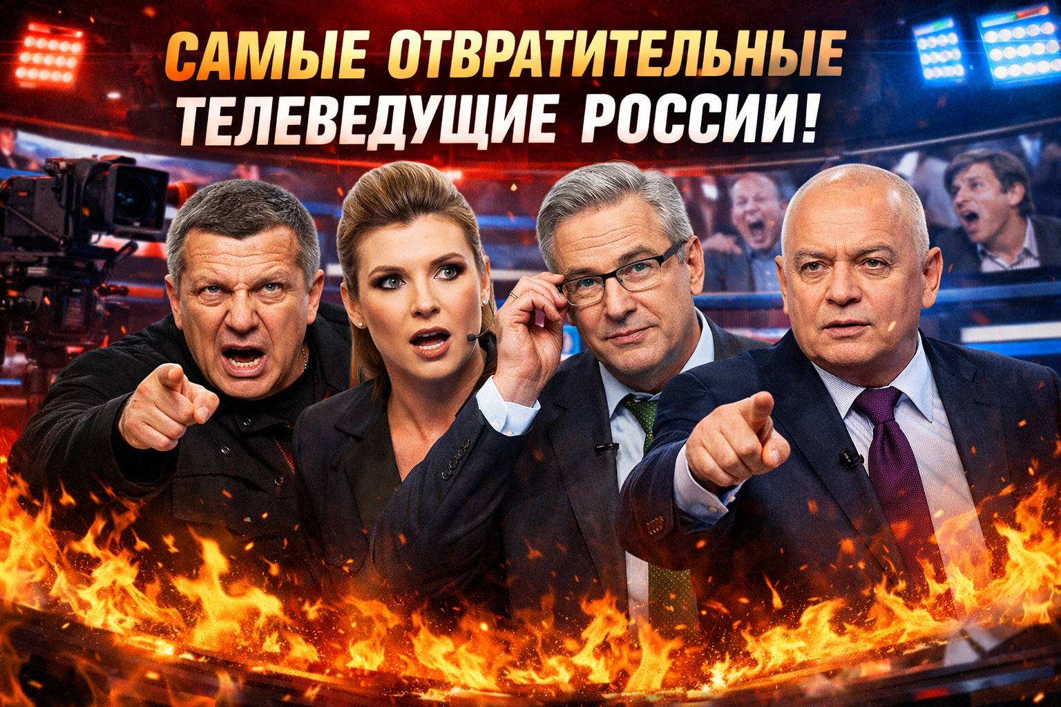 Самые отвратительные российские телеведущие по мнению зрителей