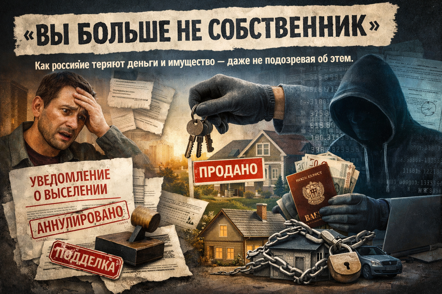 🚨 «Вы больше не собственник». Как россияне теряют деньги и имущество — даже не подозревая об этом.