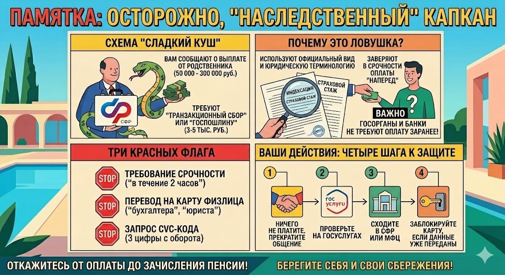 «Осторожно, "наследственный" капкан: Новая схема по обману пенсионеров в этом году, о которой молчат в банках».