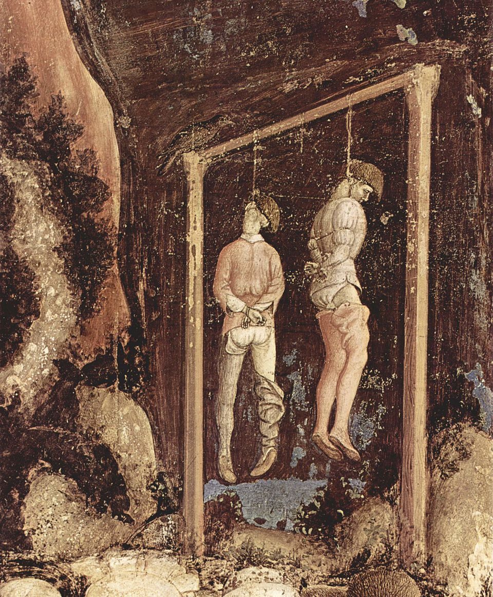Какие методы казни и наказания применялись в разные исторические периоды. Повешение