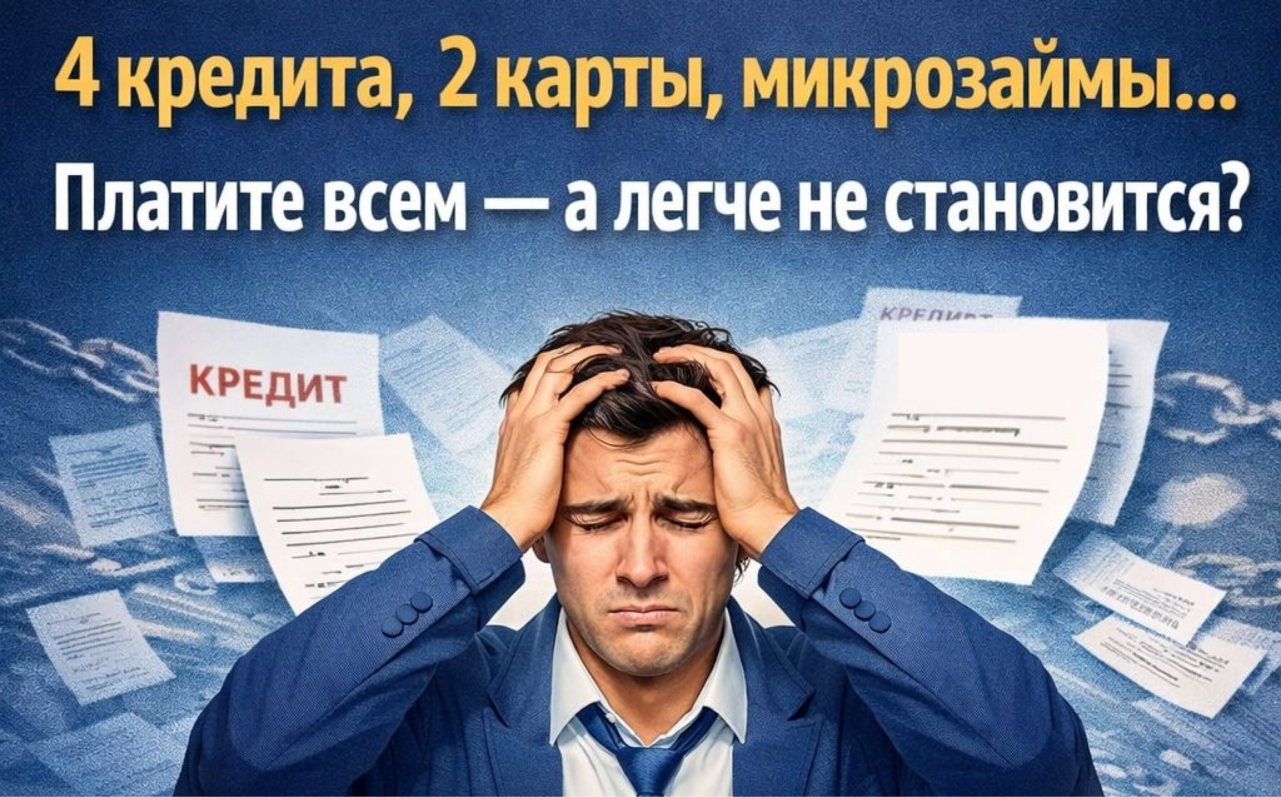 Какие долги можно объединить?